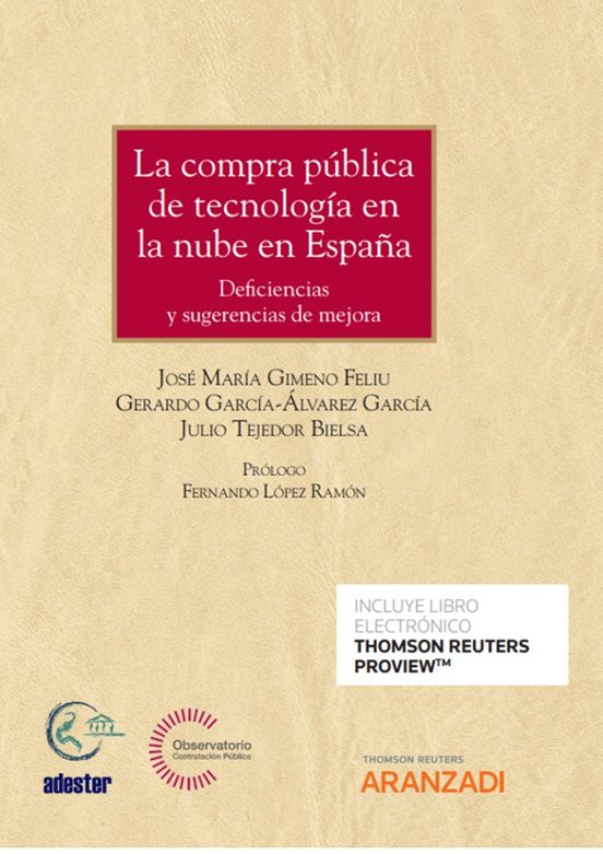 Compra Pública De Tecnología En La Nube En España.deficiencias Y Suger