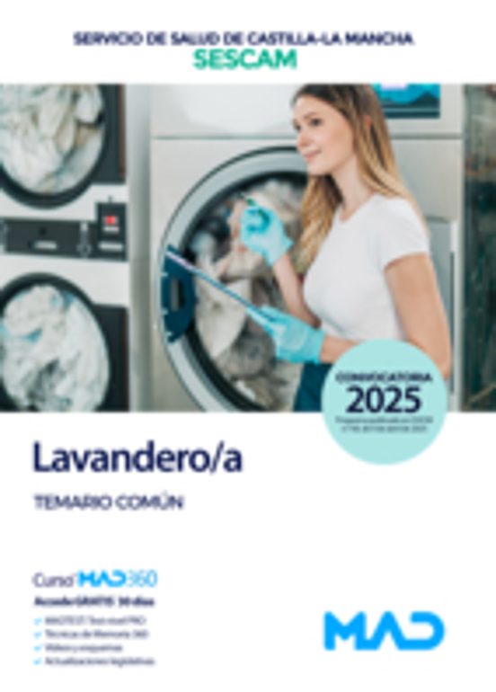 Lavandero/a. Servicio De Salud De Castilla-la Mancha . Temario