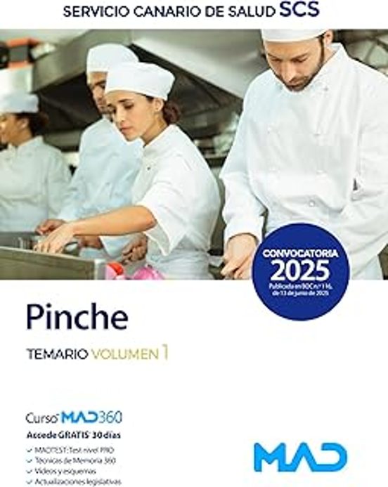 Pinche Del Servicio Canario De Salud. Temario Volumen 1
