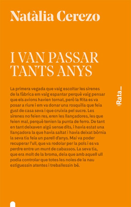 I Van Passar Tants Anys
