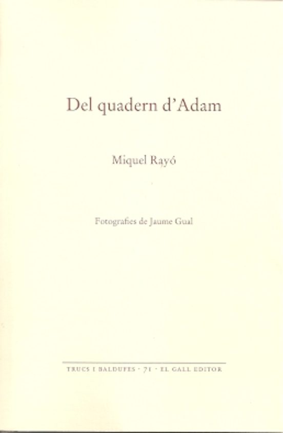 Del Quadern D'Adam