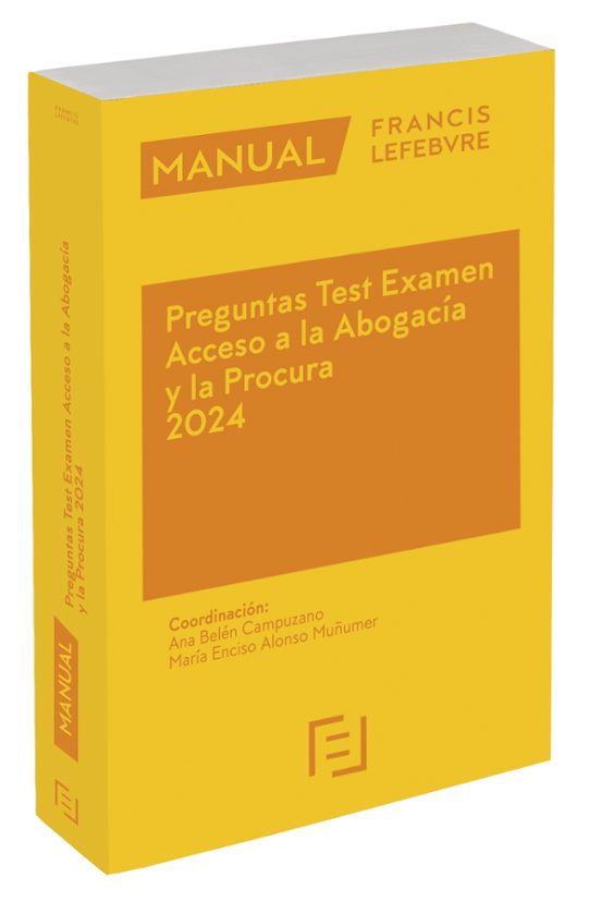 Manual Preguntas Test Examen Acceso A La Abogacía Y La Procura 2024