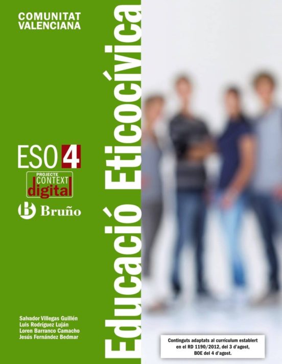 Contextdigital Educació Eticocívica 4 ESO Comunitat Valenciana