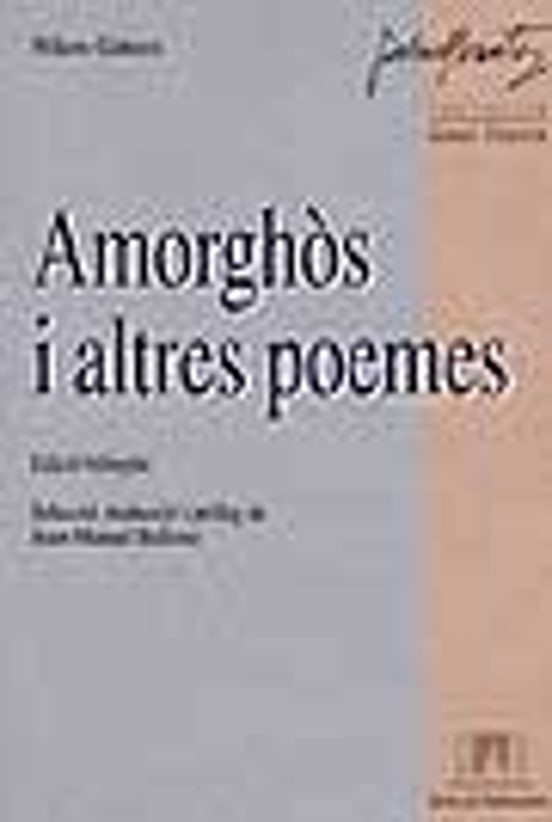 Amorghòs I Altres Poemes