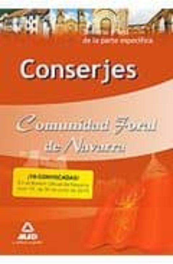 Conserjes De La Comunidad Foral De Navarra. Temario Y Test De La