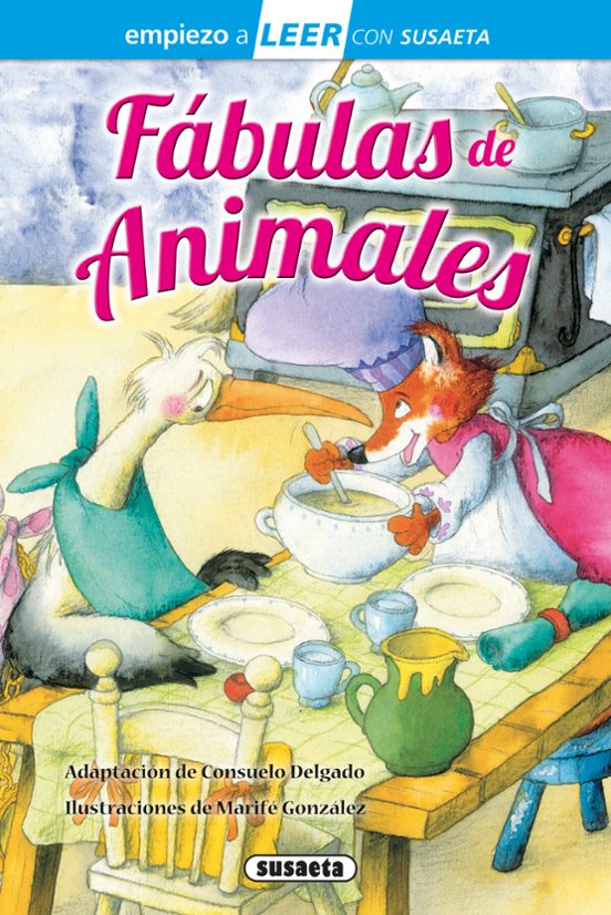 Fábulas De Animales Empiezo A Leer 6-7 Años Letra Ligada