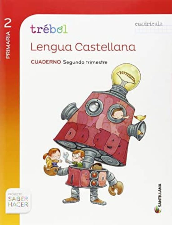Lengua 2º Primaria Globalizado Segundo Trimestres Cuaderno Trebol Cuad