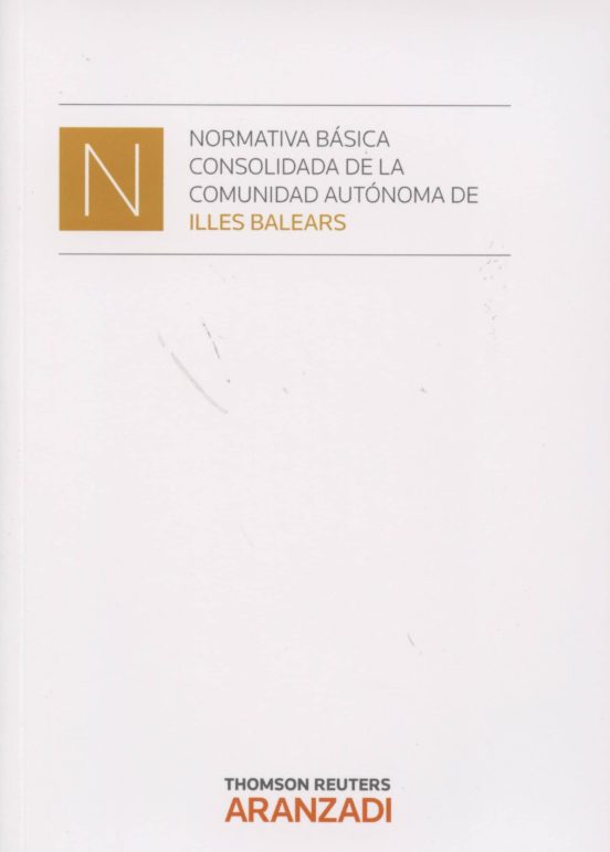 Normativa Básica Consolidada De La Comunidad Autónoma De Illes Ba Lear