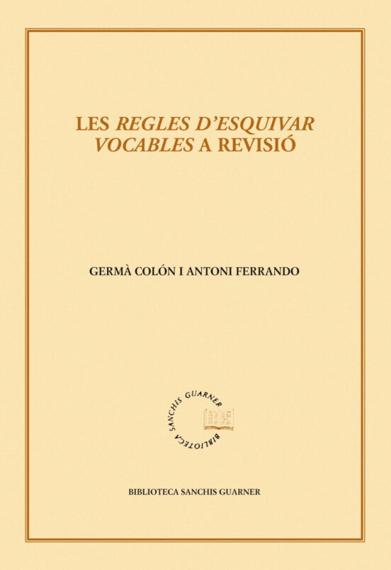 Les Regles D'esquivar Vocables A Revisió