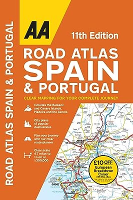 Aa Road Atlas Spain & Portugal