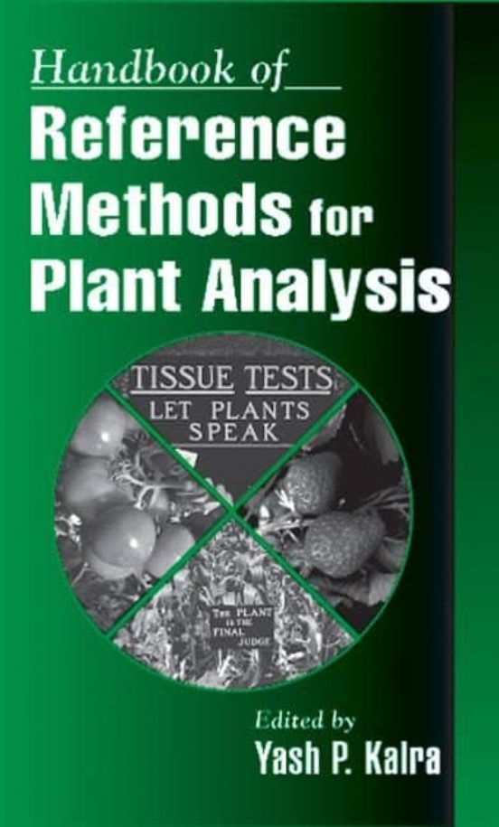 Handbook Of Reference Methods For Plant Analysis