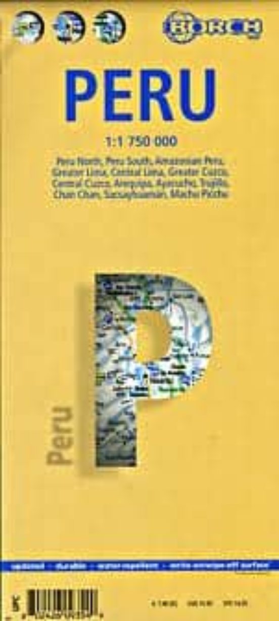 Peru Mapa De Carreteras