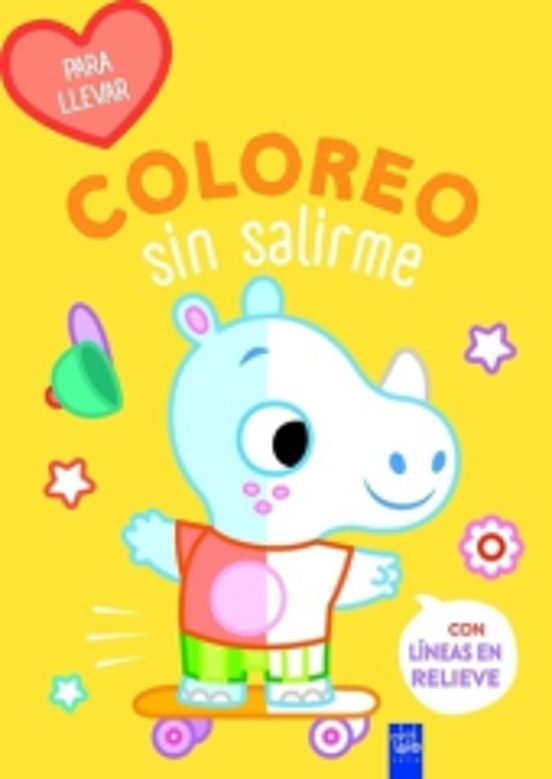 ¡guau! Coloreo Sin Salirme. Para Llevar. Rinoceronte