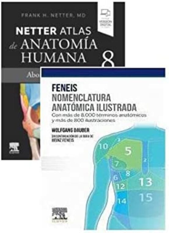 Lote Feneis – Netter. Nomenclatura Anatómica Ilustrada + Atlas De Anatomía Humana
