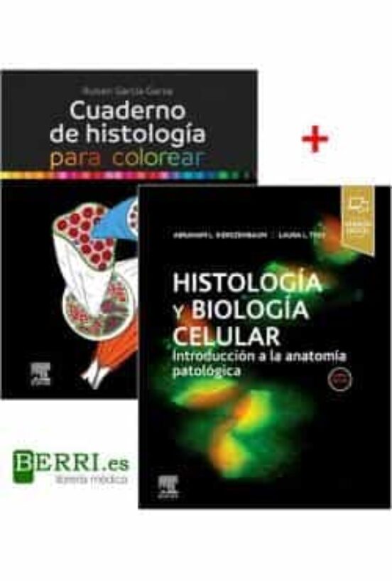 Lote Histología: Cuaderno De Histología Para Colorear + Histolo Gía Y