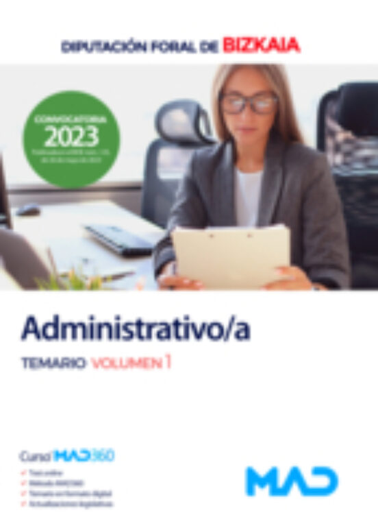 Administrativo/a. Temario : Diputacion Foral De Bizkaia