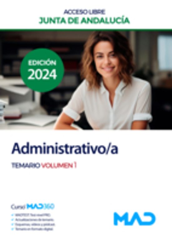Administrativo/a . Temario Volumen 1. Junta De Andalucia