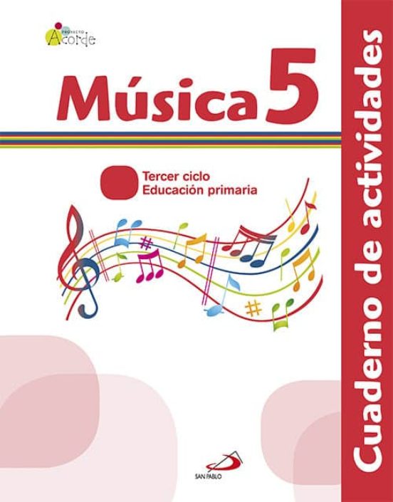 Musica 5º Educacion Primaria Acorde Cuaderno