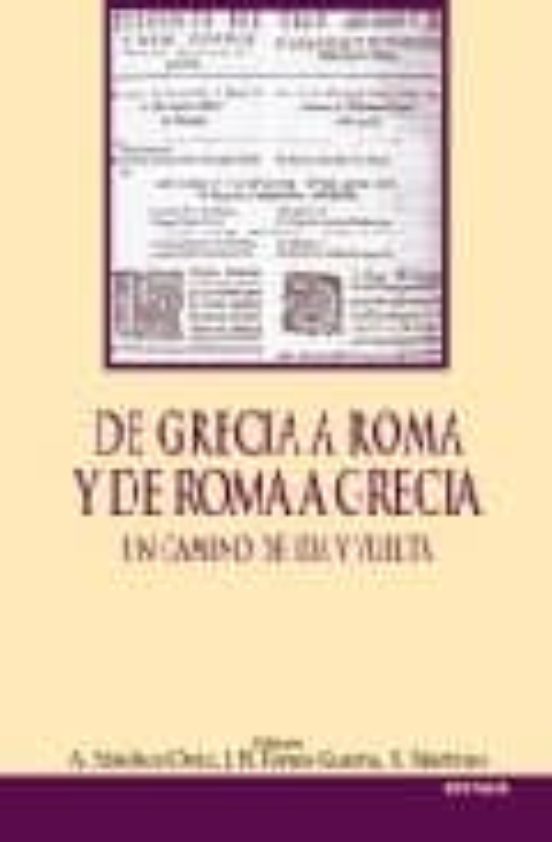 De Grecia A Roma Y De Roma A Grecia