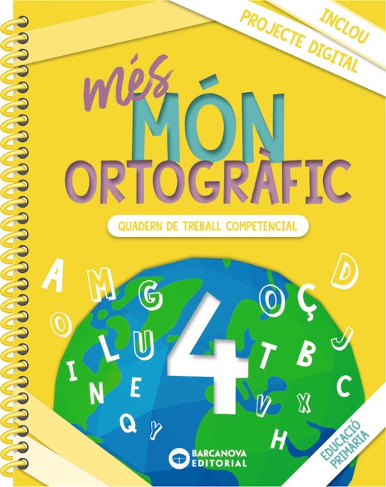 Més Món Ortogràfic 4º Educacio Primaria Cataluña Quadern / Islas Balea