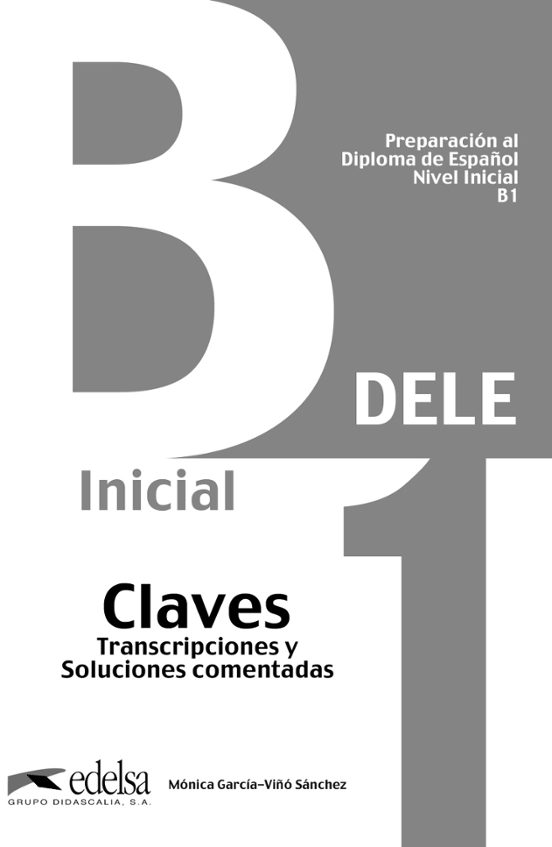 Preparacion Dele B1 Claves