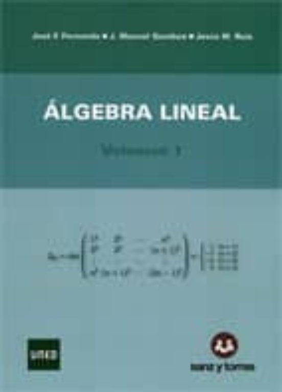 Algebra Lineal Vol 1
