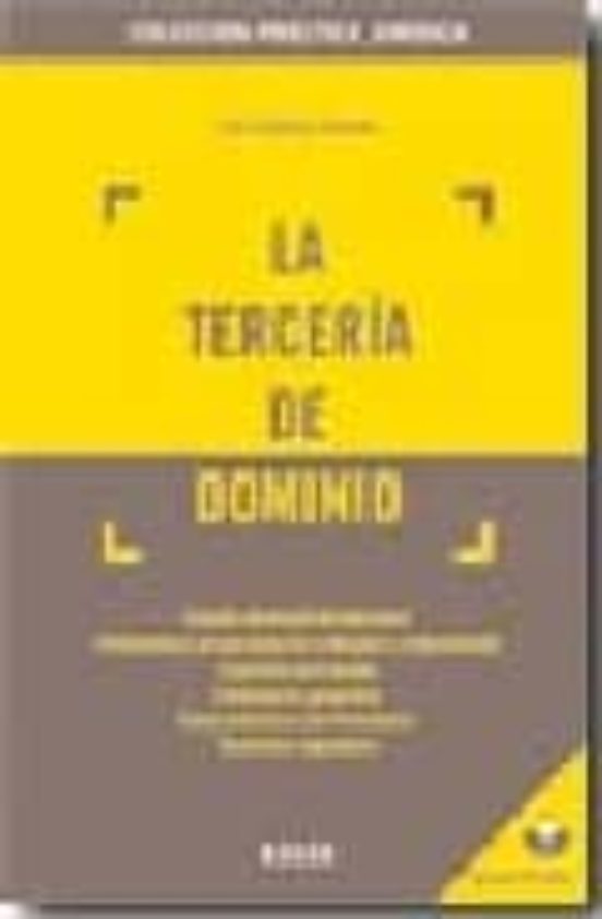 La Terceria De Dominio. Estudio Doctrinal Introduc Orio