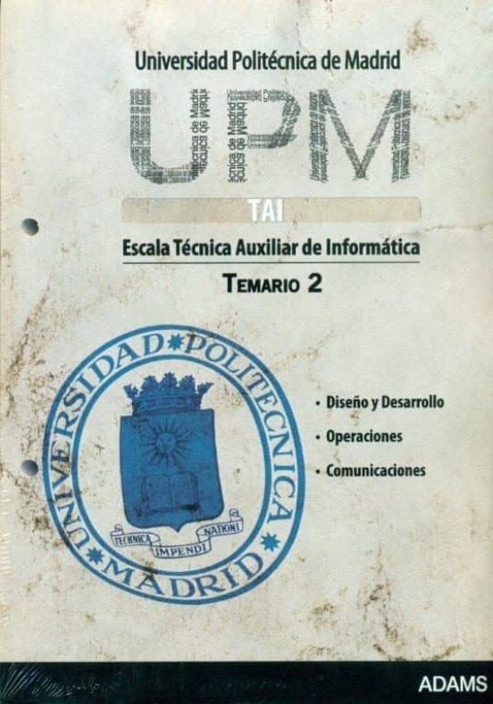 Escala Tecnica Auxiliar De Informatica Universidad Politecnica De Madr