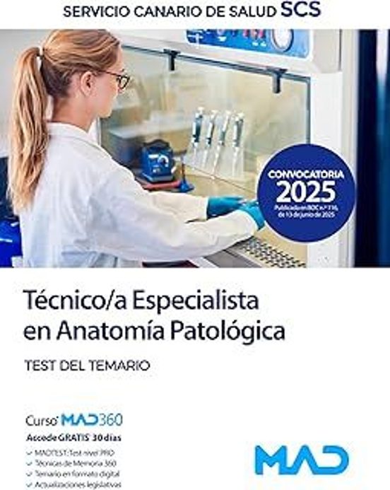 Técnico/a Especialista En Anatomía Patológica Del Servicio Canari O De