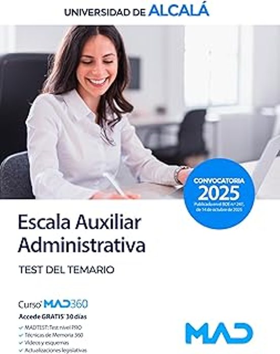 Escala Auxiliar Administrativa De La Universidad De Alcalá De Hen Ares