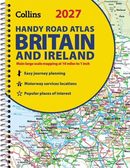 2027 Collins Handy Road Atlas Britain And Ireland : A5 Spiral