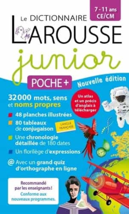 Le Dictionnaire Larousse Junior Poche + 7-11 Ans Ce-cm