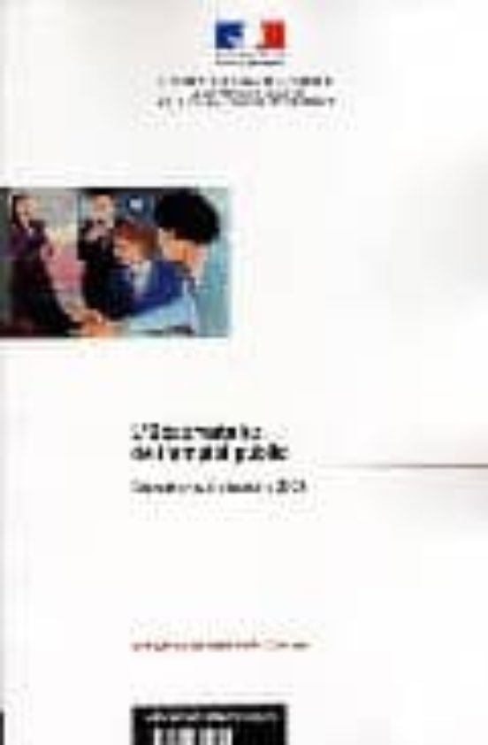 L Observatoire De L Emploi Public: Rapport Annuel Decembre 2003