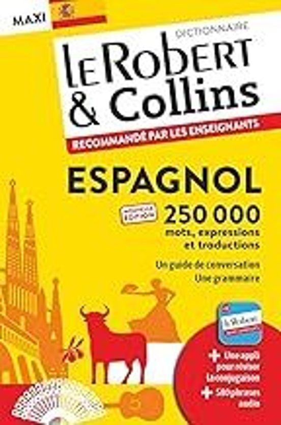 Le Robert & Collins Espagnol Maxi : Français-espagnol Espagnol-françai