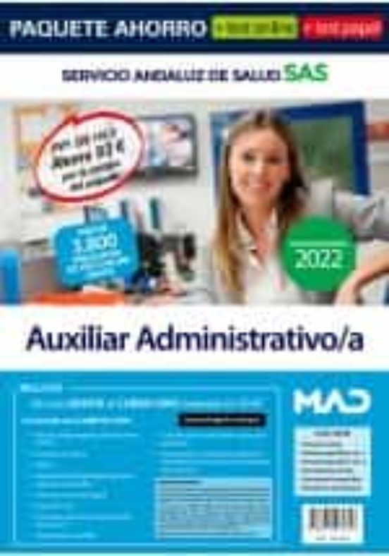 Paquete Ahorro Test Papel + Test Online Auxiliar Administrativo/a Serv