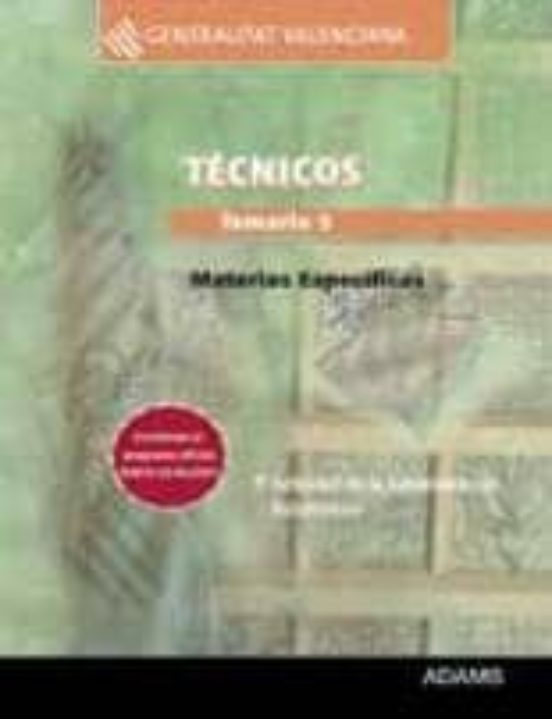 Tecnicos Generalitat Valenciana: Temario 5