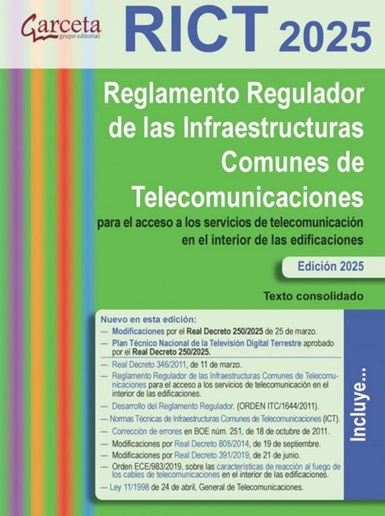 Reglamento Regulador De Las Infraestructuras Comunes De Telecomun Icac