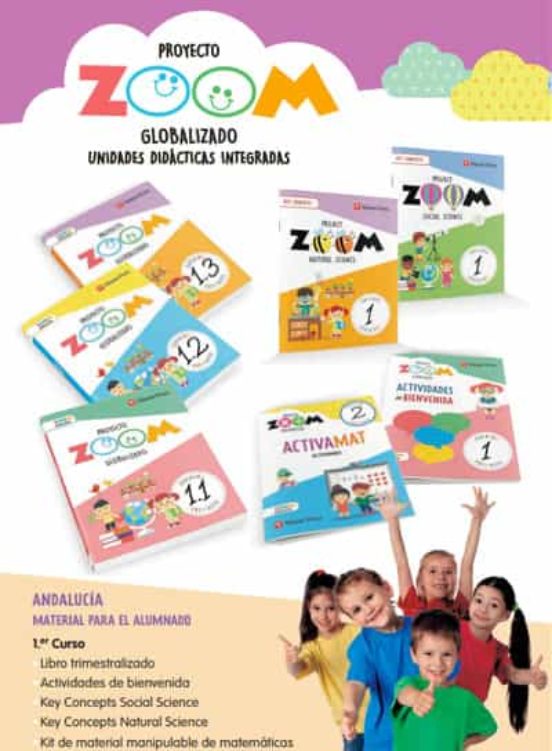 Globalizado 1º Educacion Primaria. Andalucía. Pack Cuadrícula