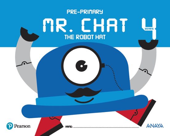 Mr Chat the Robot Hat 4 Years Mec