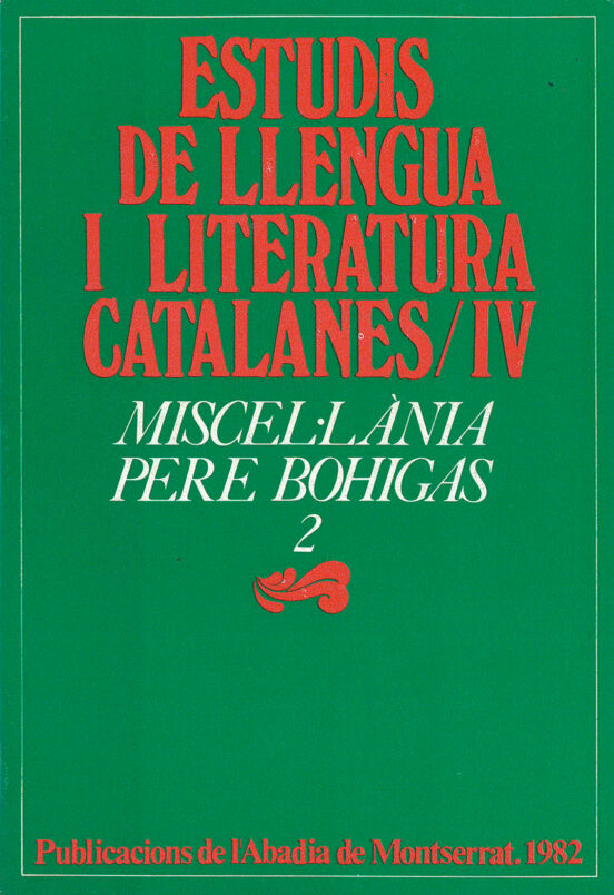Miscel Lania Pere Bohigas Tomo 2