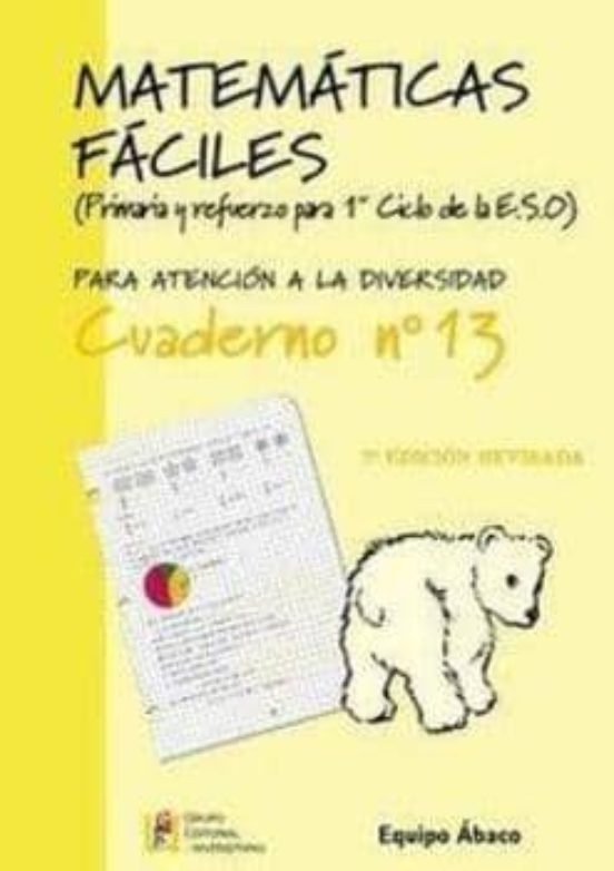 Matematicas Faciles Cuaderno Nº13