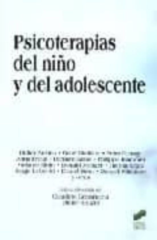 Psicoterapias Del Niño Y Del Adolescente
