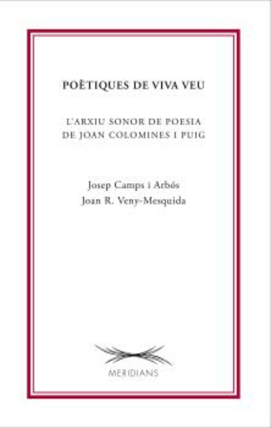 Poètiques De Viva Veu