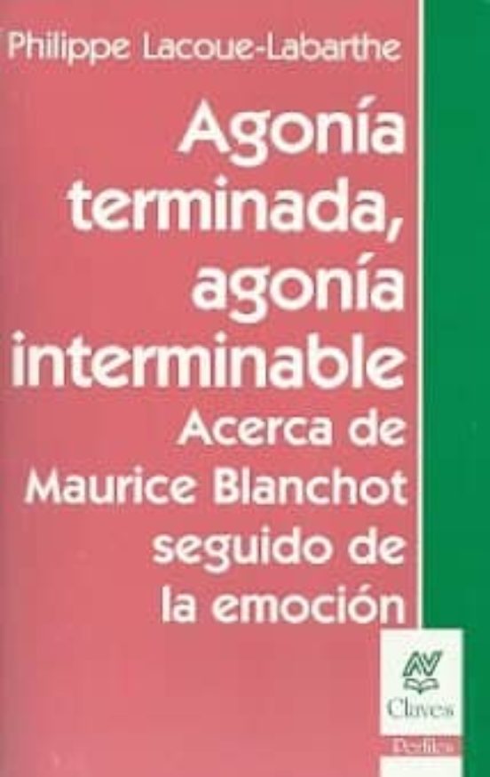 Agonia Terminada Agonia Interminable