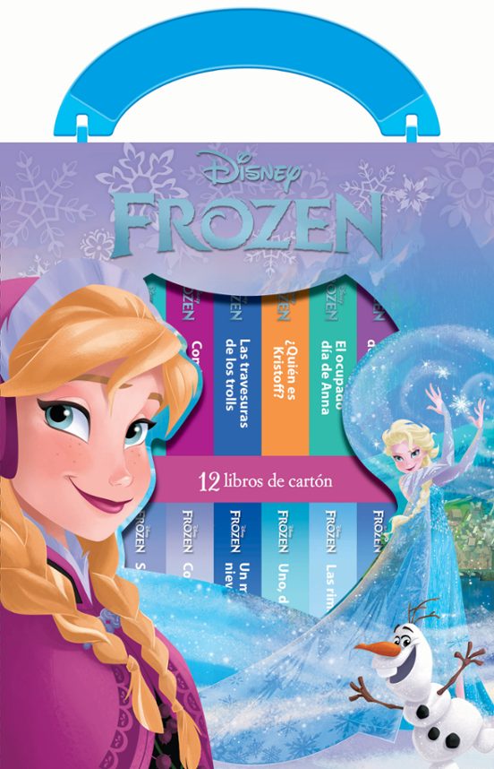Disney Frozen: Elsa Anna Olaf y Mas! - Mi Primera Biblioteca - 12 Libr