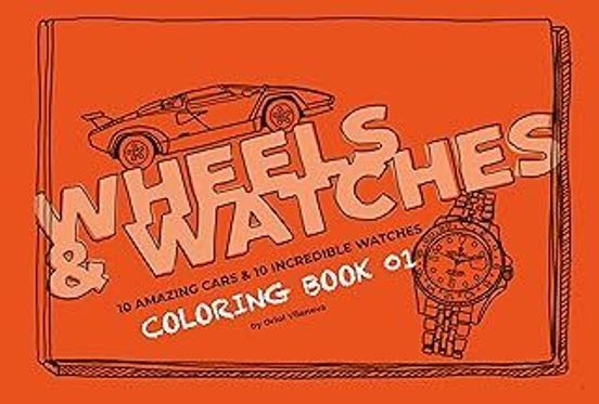 Wheels&Watches Coloring Book 01