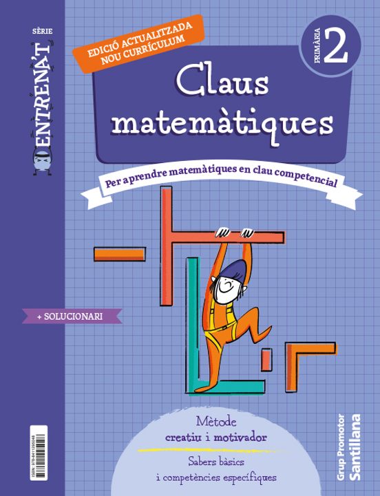 Entrenate. Matematiques 2º Educacion Primaria Quadern Cat Ed 2023