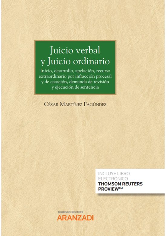 Juicio Verbal Y Juicio Ordinario.inicio Desarrollo Apelación Recurso E