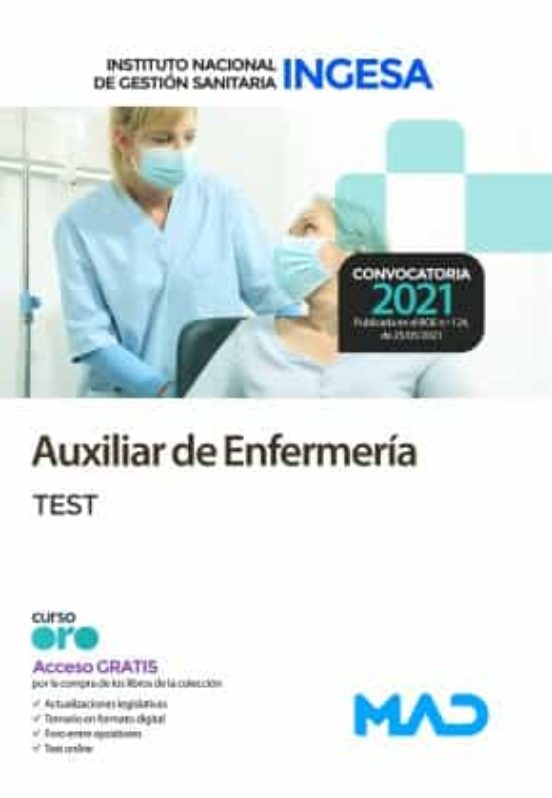 Auxiliar De Enfermería Del Instituto Nacional De Gestión Sanitaria . Test