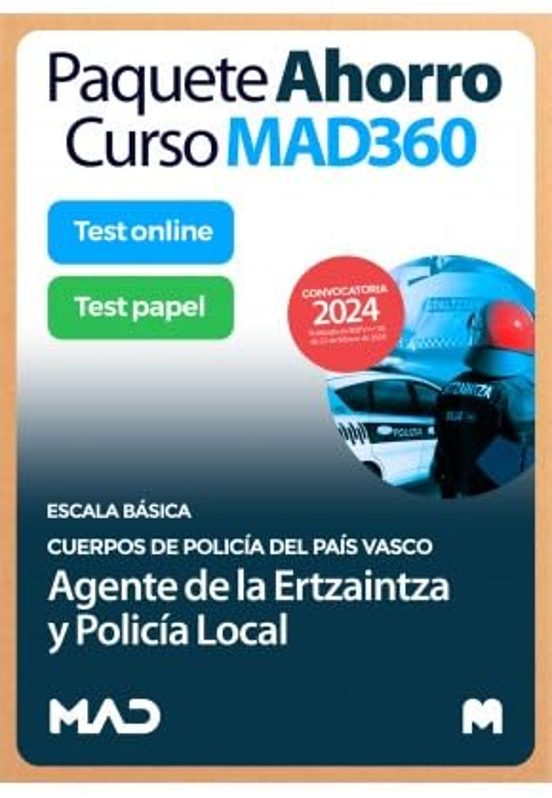 Paquete Ahorro Curso Mad360 Agentes De Escala Basica De Cuerpos D E Po